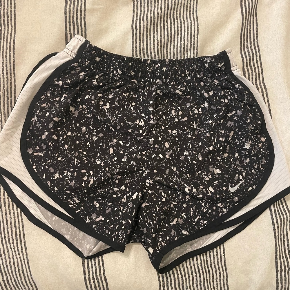 Nike XS black and white athletic shorts